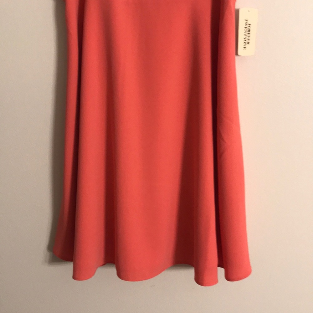 NWT Forever 21 Coral Dress - Picture 3 of 5